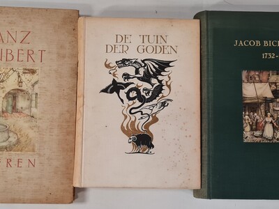 Antiquarische boeken -lot met 3 boeken geïllustreerd door Anton Pieck