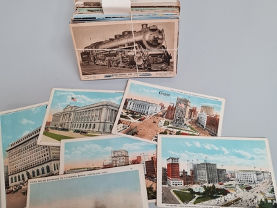 Prentbriefkaarten: Amerika, Lot met ca. 400 kaarten, 1920 - 1950