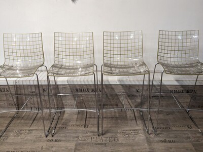 Een set van 4 Knoll barkrukken van Marco Maran designed for Max Design