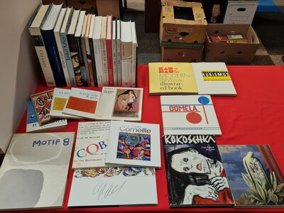 Kunst - Lot met 30 boeken en publicaties
