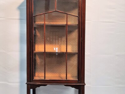 An 19th century display cabinet