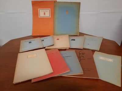 Literatuur: Lot met 12 ondergrondse uitgaven reeks van de Bezige Bij - 1944/1945