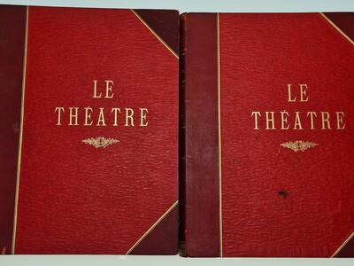 Geïllustreerde boeken: Le théatre. Jaargang 1907 in 2 banden