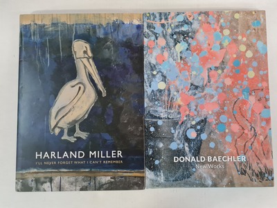 Kunstboeken - Donald Baechler (gesigneerd)- Harland Miller 
