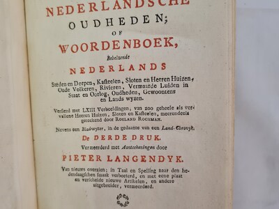  Ludolf Smids - Schatkamer der Nederlandsche oudheden