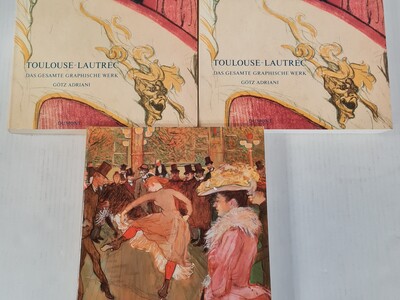 Kunst - Toulouse-Lautrec, Lot met 3 boeken