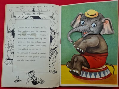 Kinderboeken/ Beweegbare boeken/ pop-up boeken: Lot met 20 diverse uitgaven, 1930/1950