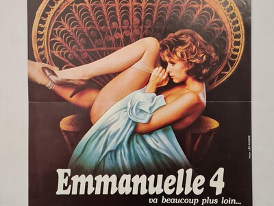 Bioscoop affiche - Emmanuel 4 met Sylvia Kristel