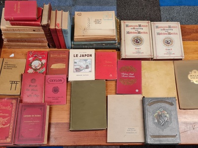 Landen/Volken/Reizen - Lot met 37 antiquarische boeken