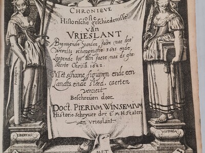 Friesland - P. Winsemius - Chronique ofte Historische geschiedenisse van Vrieslant (....), 1622