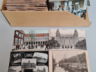 Prentbriefkaarten: Amsterdam, Groot lot met ca. 1000 kaarten, 1920 - 1950