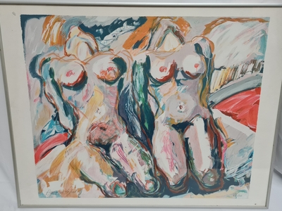 Kunst; Annemarie de Groot - Naakte vrouwen 1987