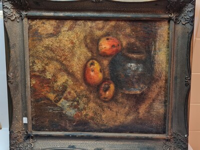 Kunst - Andre Idserda Stilleven met appels