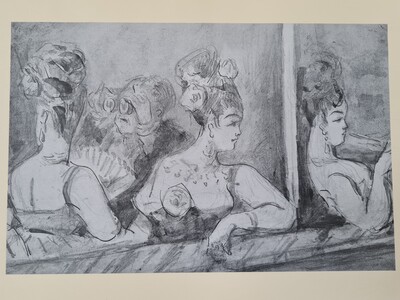 Geïllustreerd - Constantin Guys, 3 x Femmes Parisiennes