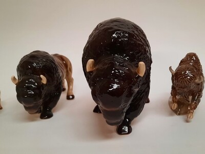 Lot of 3 Melba Ware  Bison and 1 more