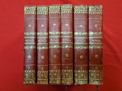Antiquarische boeken/Literatuur: Molière - Oeuvres de Molière. Compleet in 6 delen, 1773