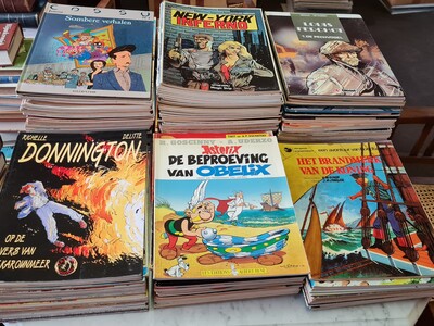 Stripboeken: Lot met 160 stripboeken