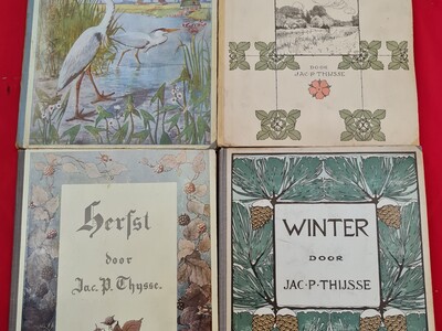 Plaatjesalbums: Jac. P. Thijsse. Lente, Zomer, Herfst en Winter