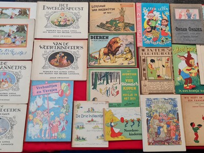 Kinderboeken: Lot met 20 geïllustreerde Nederlandse kinderprentenboeken 