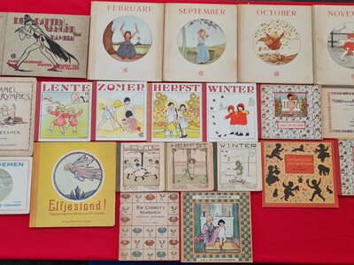 Kinderboeken/ Rie Cramer: Lot met 21 prentenboeken geïllustreerd door Rie Cramer