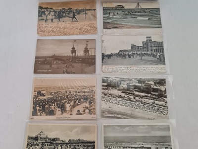 Ansichtkaarten: Strandgezichten. Lot met 100 kaarten, 1920/ 1970