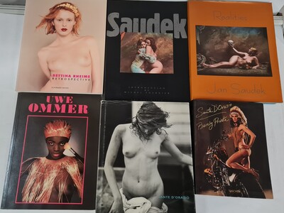 Kunstboeken - Lot met 6 erotische fotoboeken