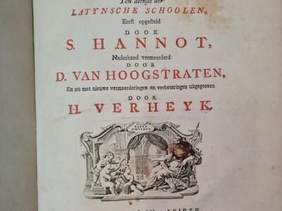 S. Hannot, D. van Hoogstraten & H. Verheyk - Nederduitsch en Latynsch woordenboek - 1771