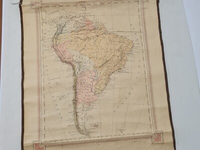 Cartografie: W. A. Wasch. (Middelburg 1878) Manuscript van Zuid-Amerika