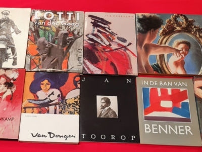 Kunstboeken - Lot met 11 monografieën van Nederlandse kunstenaars