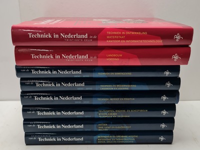 Boeken - Geschiedenis van de Techniek in Nederland, 8 div. banden