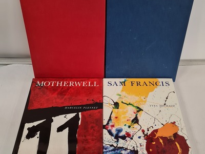 Kunstboeken - lot met 2 kunstboeken Motherwell en Sam Francis